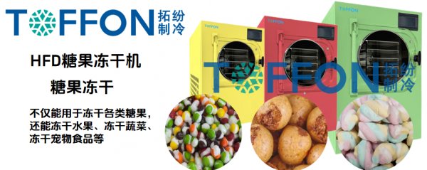 冷凍干燥機制造凍干糖果，糖果的新口味